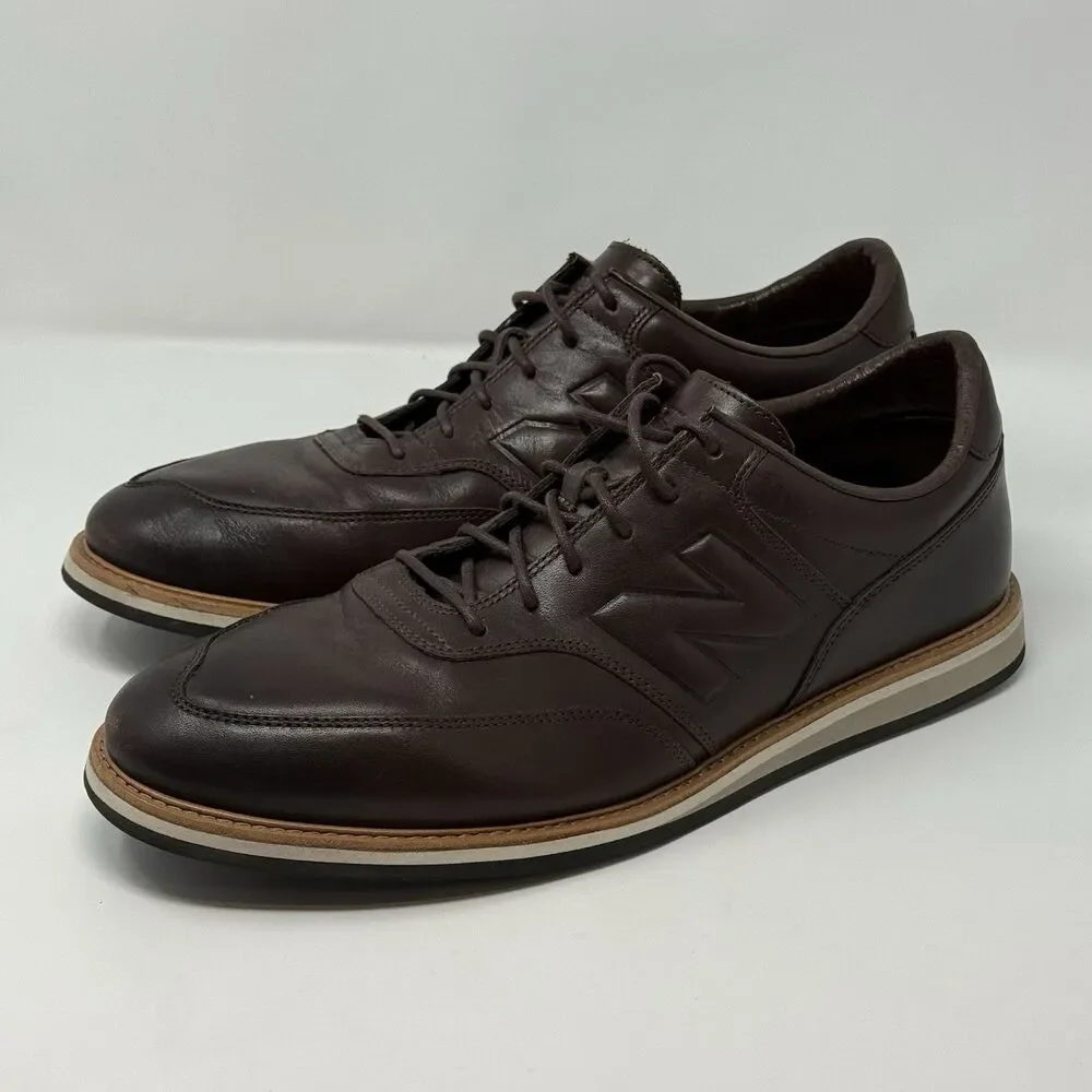 New Balance 1100 Men’s Size 12.5 Dark Brown Leather Dress Hybrid MD1100BR
